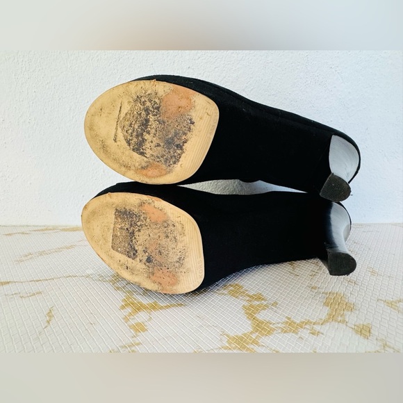 🔥🔥FINAL CLEARENACE 🔥🔥 MICHAEL KORS Black Suede Leather Strap Bootie - Picture 11 of 11